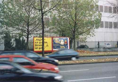 Plakat in Köln