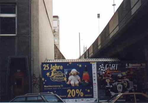 Plakat in Köln